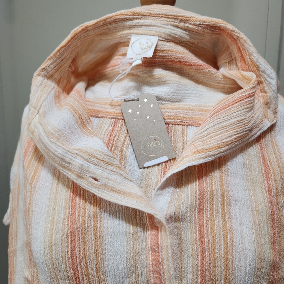 Des Petits Hauts Robinette wide striped shirt - Picture 7 of 7
